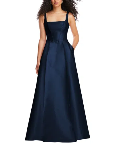 The Dessy Group Maxi Dress In Blue