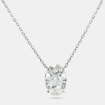 Pre-owned The Diamond Edit 10.00 Cts Step Cut Lab Grown Diamond 18k White Gold Chain Necklace