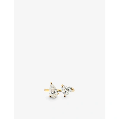 The Diamond Lab Womens Yellow Gold Timeless 18ct Yellow-gold And 2.05ct Mixed-cut Diamond Ring