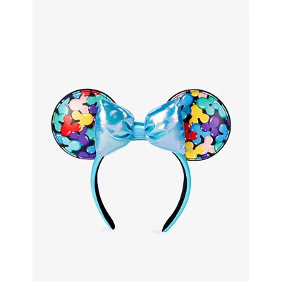 The Disney Store At Selfridges Kids' Balloon Woven Headband Balloon Headband In Blue