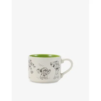 The Disney Store At Selfridges Buzz Lightyear Animation Stoneware Mug In Green