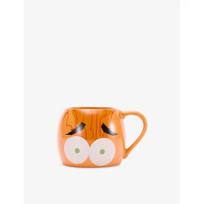 The Disney Store At Selfridges Inside Out 2 Anxiety Mug In Orange