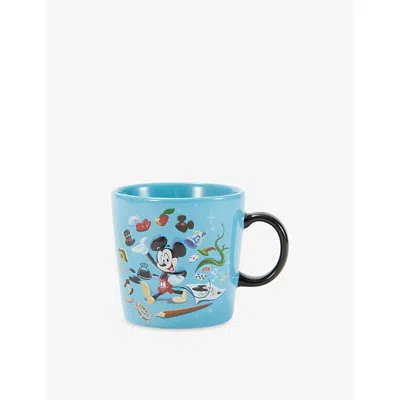 The Disney Store At Selfridges Mickey Mouse Fantasia Ceramic Mug In Blue