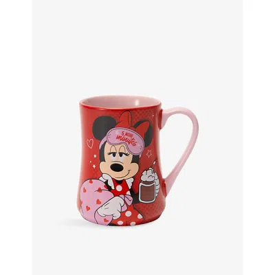 The Disney Store At Selfridges Minnie Mouse Ceramic Mug In Multi-coloured