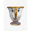 The Disney Store At Selfridges Multi-coloured Belle Chip Stoneware Mug In Multi