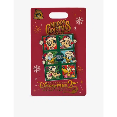 The Disney Store At Selfridges Multi-coloured Christmas Disney Metal Pin Badge