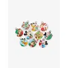 The Disney Store At Selfridges Multi-coloured Christmas Disney Mystery Set Of Two Metal Pin Badge Assortment In Multi