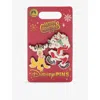 The Disney Store At Selfridges Multi-coloured Christmas Goofy And Pluto Metal Pin Badge In Multi