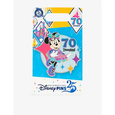 The Disney Store At Selfridges Multi-coloured Disney 70th Anniversary Of Disneyland Resort Minnie Metal Pin Badge