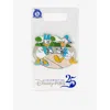 The Disney Store At Selfridges Multi-coloured Donald Duck And Daisy Duck Metal Pin Badge In Multi