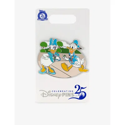 The Disney Store At Selfridges Multi-coloured Donald Duck And Daisy Duck Metal Pin Badge