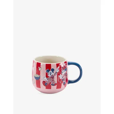 The Disney Store At Selfridges Popcorn Mickey Mouse Ceramic Mug 365ml Multi-coloured