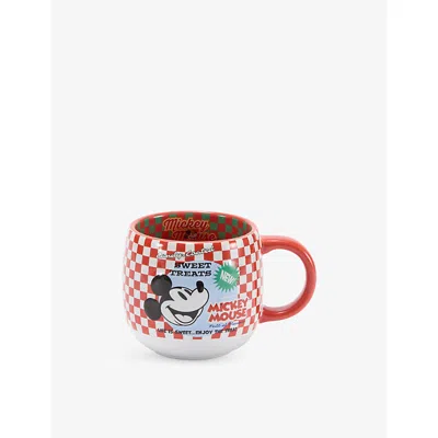 The Disney Store At Selfridges Weet Treats Mickey Mouse Ceramic Mug 365ml Multi-coloured