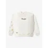 The Disney Store At Selfridges Womens Cream Disney X Skinnydip Unisex Tinker Bell Graphic Cotton-jersey Sweatshirt Xl In Neutral