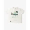 The Disney Store At Selfridges Womens Cream Disney X Skinnydip Unisex Tinker Bell Graphic Cotton-jersey T-shirt In White