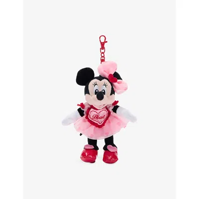 The Disney Store At Selfridges Womens Minnie Mouse Heart Soft Toy Keyring 14cm