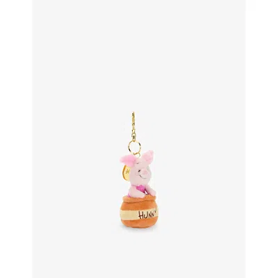 The Disney Store At Selfridges Womens Multi-coloured Christmas Piglet Soft Toy Keychain