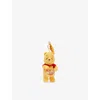 The Disney Store At Selfridges Womens Multi-coloured Christmas Pooh Soft Toy Keychain In Multi