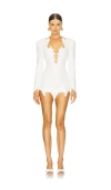 The Dolls House Aurora Mini Dress In 象牙白