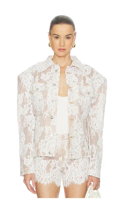 The Dolls House Chantilly Lace Jacket In Multi