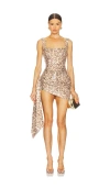 The Dolls House Cindy Dress In Brown