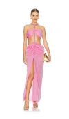 The Dolls House Karlie Maxi Dress In Pink