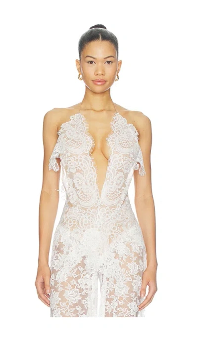 The Dolls House Libbi Bodysuit In White