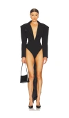The Dolls House Rika Bow Romper In Black