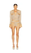 The Dolls House Sahara Shirt And Shorts In Brown