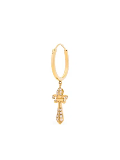 The Drays 18k Yellow Gold Orcrist Diamond Hoop Earring