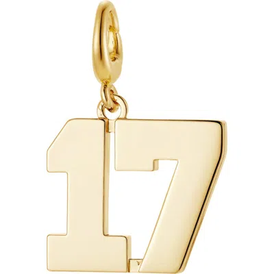 The Drip Bros Drip Digits Number Pendant Charm