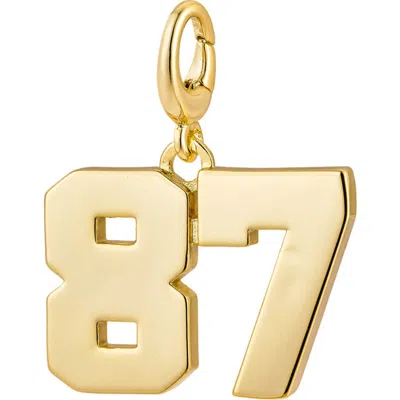 The Drip Bros Drip Digits Number Pendant Charm