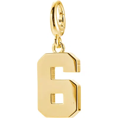 The Drip Bros Drip Digits Number Pendant Charm In Gray