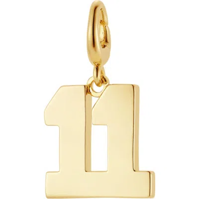 The Drip Bros Drip Digits Number Pendant Charm In Green