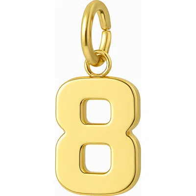 The Drip Bros Drip Digits Number Pendant Charm In Pattern