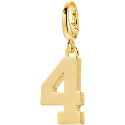 The Drip Bros Drip Digits Number Pendant Charm In Pink