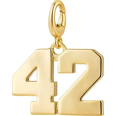 The Drip Bros Drip Digits Number Pendant Charm In Pink