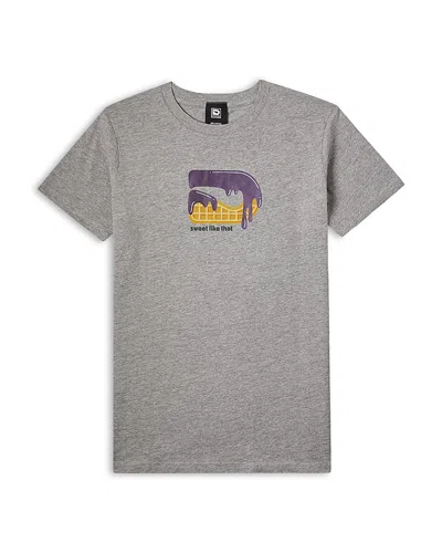 The Drip Shop Boys' Drip Waffle Graphic Tee - Big Kid In Brown