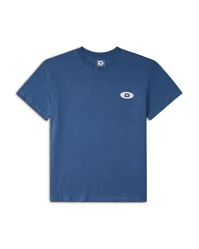 The Drip Shop Boys' Varsity Graphic Cotton Crewneck Tee Big Kid In Blue