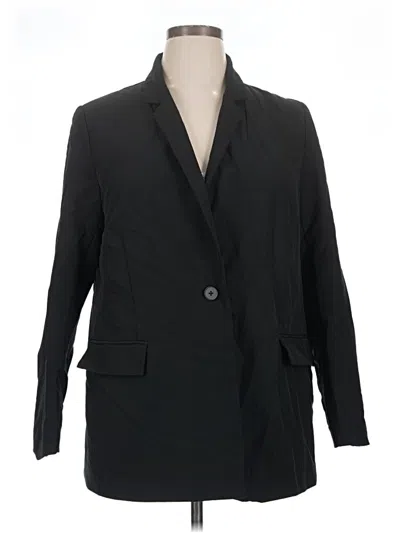 Pre-owned The Drop Blazer Jacket In Black