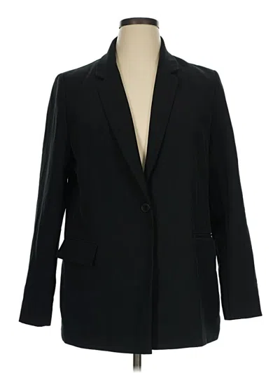 Pre-owned The Drop Blazer Jacket In Black