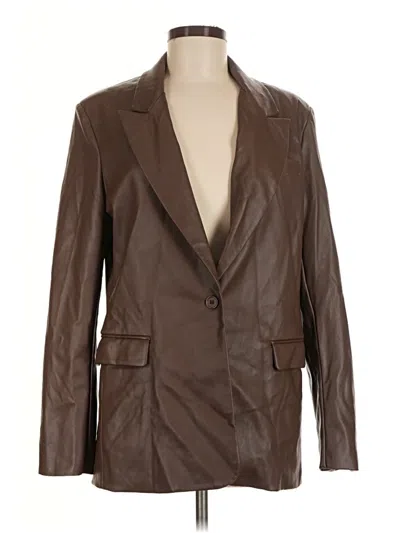 Pre-owned The Drop Blazer Jacket In Brown