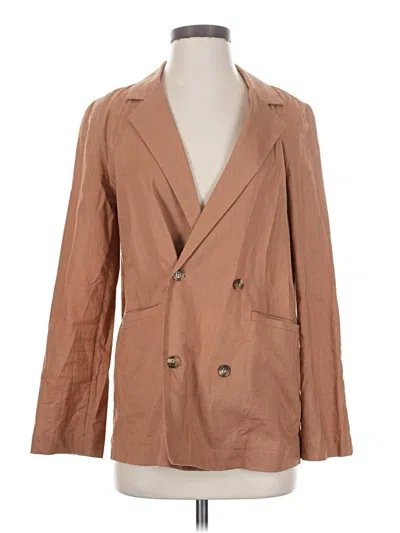 Pre-owned The Drop Blazer Jacket In Tan