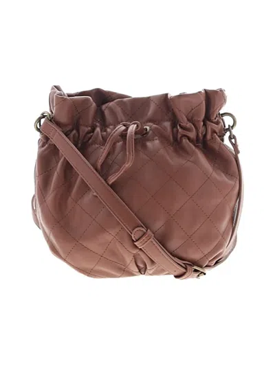 Pre-owned The Drop Bucket Bag In Brown