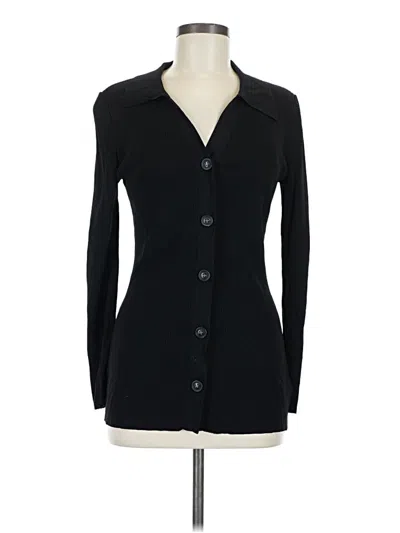 Pre-owned The Drop Cardigan Sweater In Black