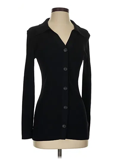Pre-owned The Drop Cardigan Sweater In Black