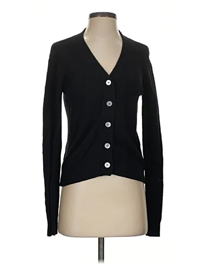 Pre-owned The Drop Cardigan Sweater In Black