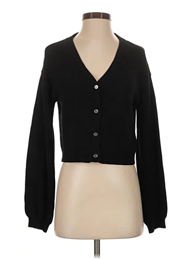 Pre-owned The Drop Cardigan Sweater In Black
