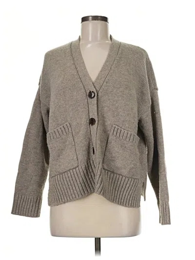 Pre-owned The Drop Cardigan Sweater In Gray