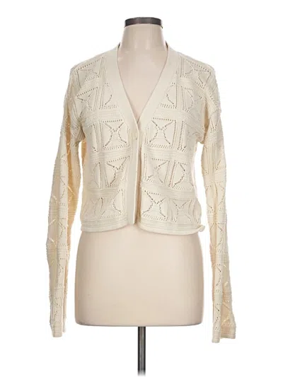 Pre-owned The Drop Cardigan Sweater In Ivory